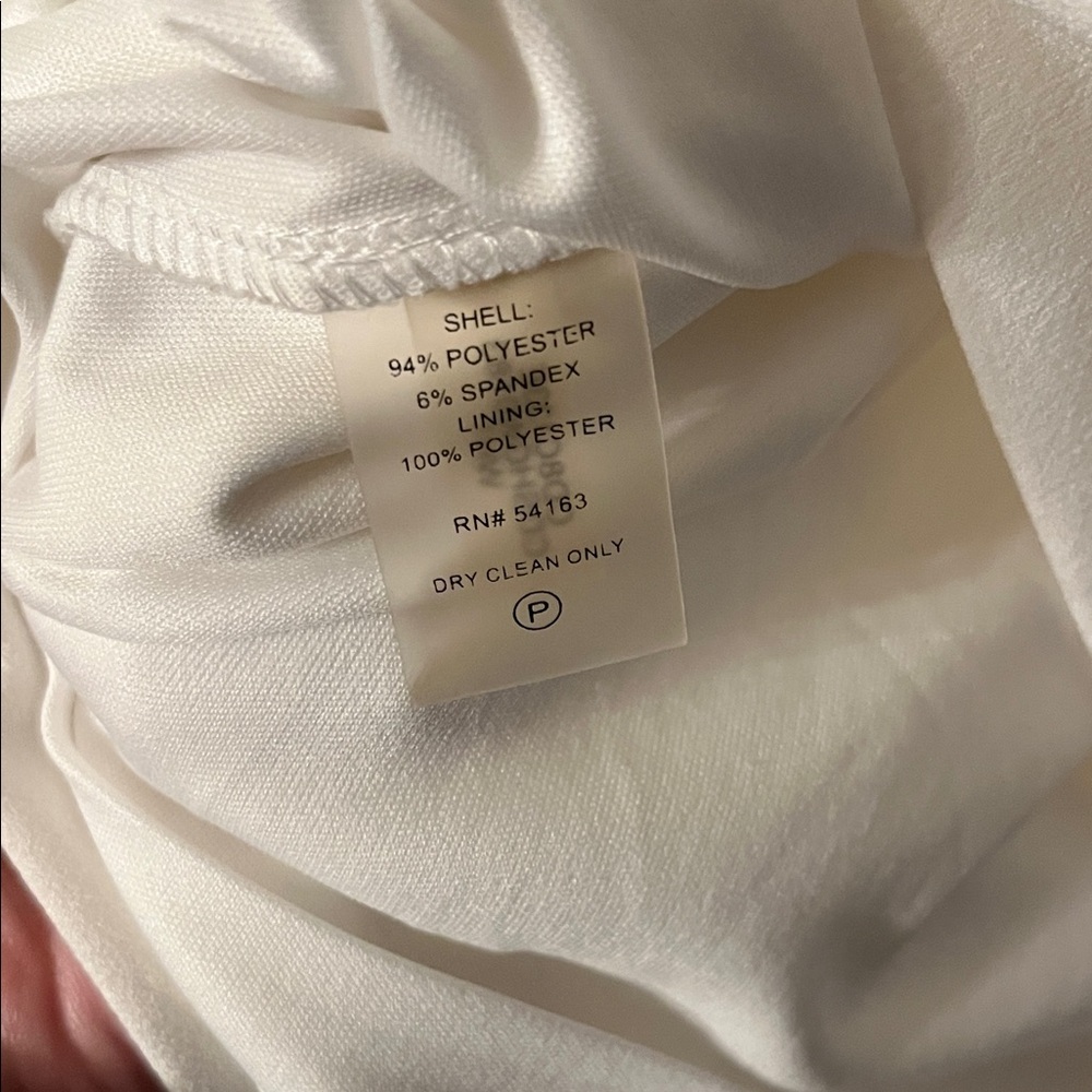 Calvin Klein White Long Sleeve Dress - Picture 5 of 7